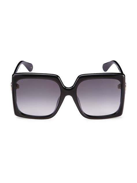 gucci 59mm oversized square sunglasses